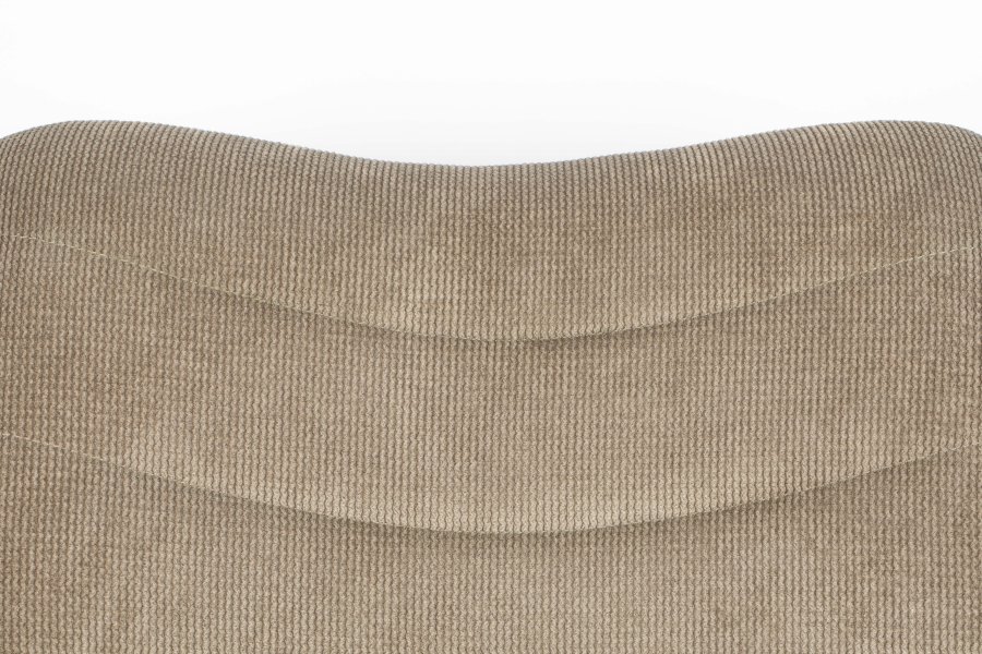 ZUIVER Bubba drejestol - beige fljl polyester/nylon og stl