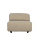 ZUIVER Wings Loveseat, m. foldbar nakkesttte - caramel brun polyester og plast