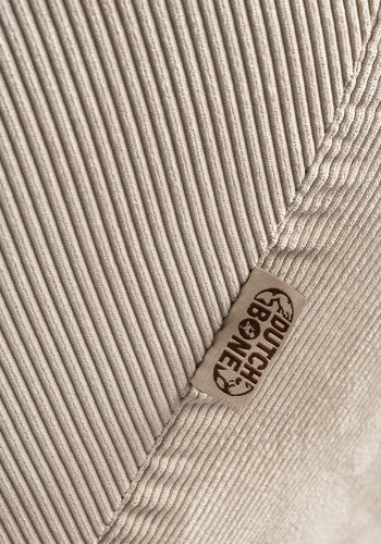 DUTCHBONE Vince loungestol - beige fljl stof og sort jern