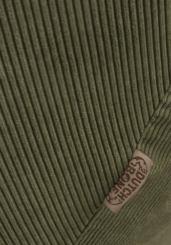 DUTCHBONE Vince loungestol - grn fljl stof og sort jern