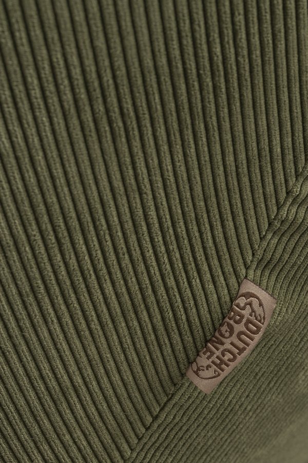 DUTCHBONE Vince loungestol - grn fljl stof og sort jern