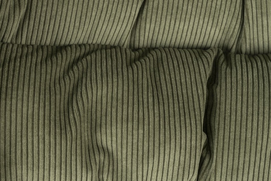 DUTCHBONE Vince loungestol - grn fljl stof og sort jern