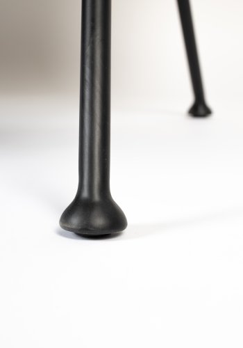 ZUIVER Bowie loungestol - beige polyester og stl