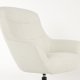 WHITE LABEL LIVING Yuki loungestol, m. armln - offwhite stof