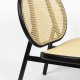 ZUIVER Spike loungestol - natur rattan og sort stl