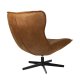 WHITE LABEL LIVING John drejestol - cognac kunstlder og metal