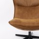 WHITE LABEL LIVING John drejestol - cognac kunstlder og metal