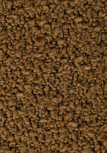 WHITE LABEL LIVING Jax loungestol - okker bouclé og metal