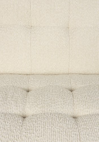 DUTCHBONE Kate loungestol, m. armln - beige bouclé polyester og sort jern