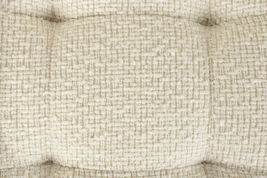 DUTCHBONE Kate loungestol, m. armln - beige bouclé polyester og sort jern