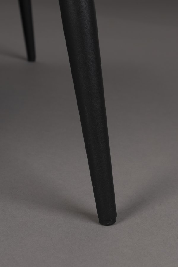 DUTCHBONE Kate loungestol, m. armln - beige bouclé polyester og sort jern