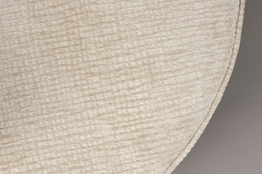 DUTCHBONE Tilbury drejestol - beige polyester og metal