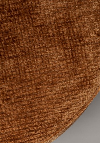 DUTCHBONE Tilbury drejestol - brndt orange polyester og metal