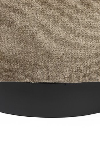 ZUIVER Eden drejestol - mosgrn polyester og sort stl