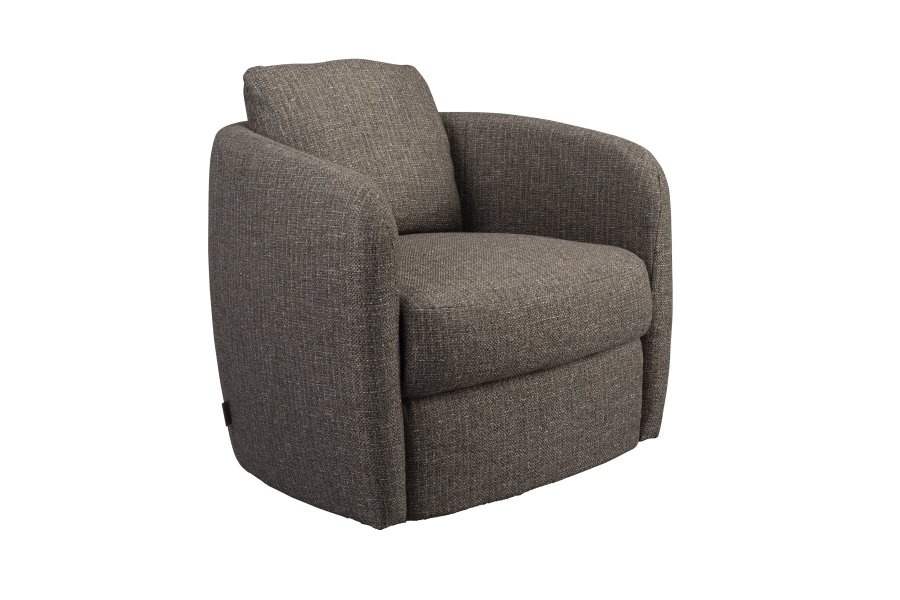 DUTCHBONE Boho loungestol, m. armln - gr akryl/polyester