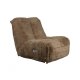 DUTCHBONE Hamilton recliner stol, m. USB-stik - brun polyester og tr