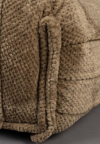 DUTCHBONE Hamilton recliner stol, m. USB-stik - brun polyester og tr