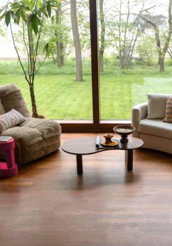 DUTCHBONE Hamilton recliner stol, m. USB-stik - brun polyester og tr