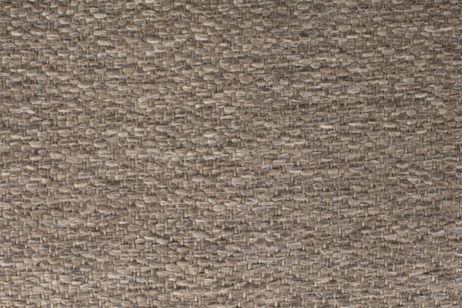 WHITE LABEL LIVING Comfortable Thomas loungestol, m. armln - brun stof og metal