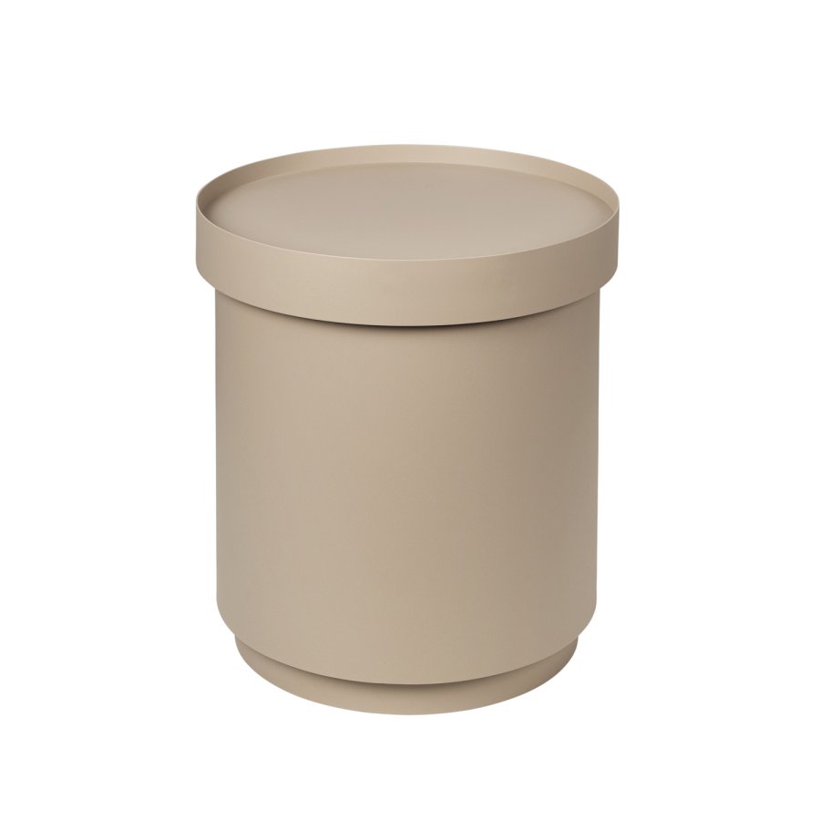 BROSTE COPENHAGEN Ninna sidebord, m. opbevaring - beige jern (35)