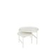 BROSTE COPENHAGEN Turner indskudsborde, rund - off white jern (70)