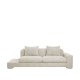 BROSTE COPENHAGEN Bay chaiselong, hjre side - lys beige stof