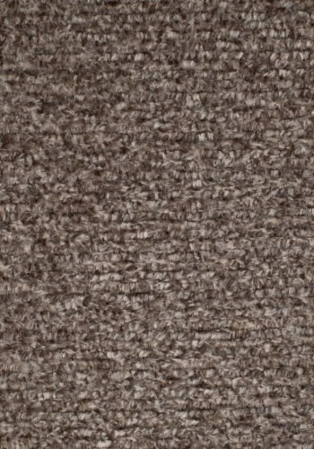 WHITE LABEL LIVING Sanne loungestol - brun stof og stl