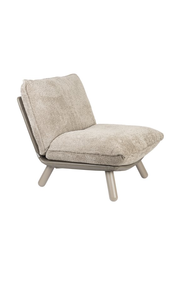 ZUIVER Lazy Sack loungestol - beige/gr polyester/bgetr