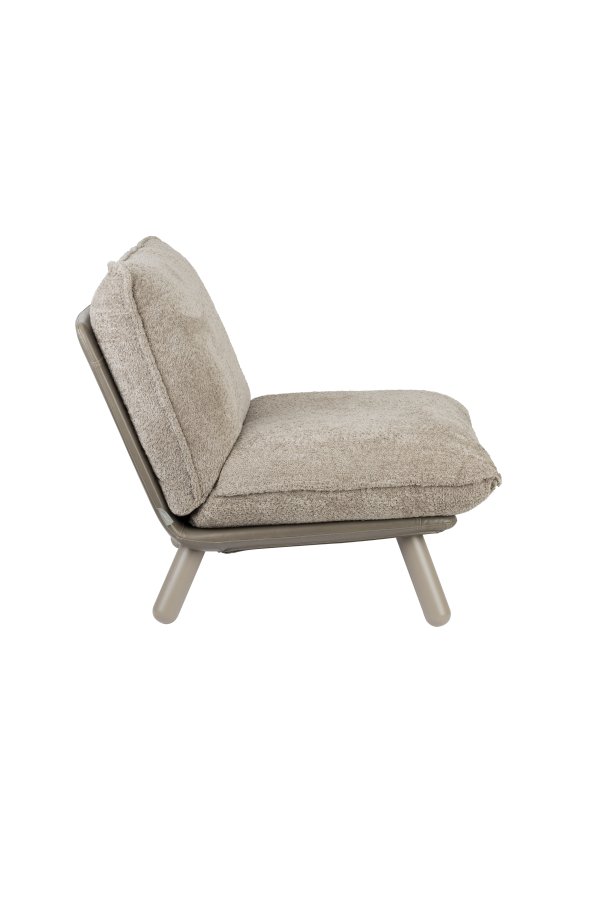 ZUIVER Lazy Sack loungestol - beige/gr polyester/bgetr