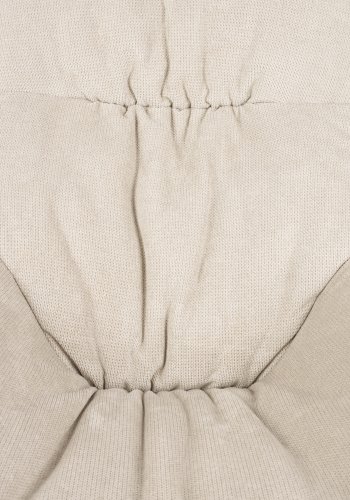 WHITE LABEL LIVING Duke loungestol, m. armln - beige polyester, lysebrun polypropylenplast, bg