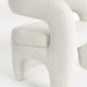 WHITE LABEL LIVING Nova loungestol, m. armln - hvid polyester
