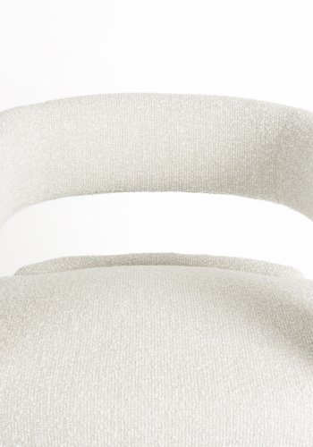 WHITE LABEL LIVING Nova loungestol, m. armln - hvid polyester