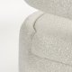 WHITE LABEL LIVING Nova loungestol, m. armln - hvid polyester