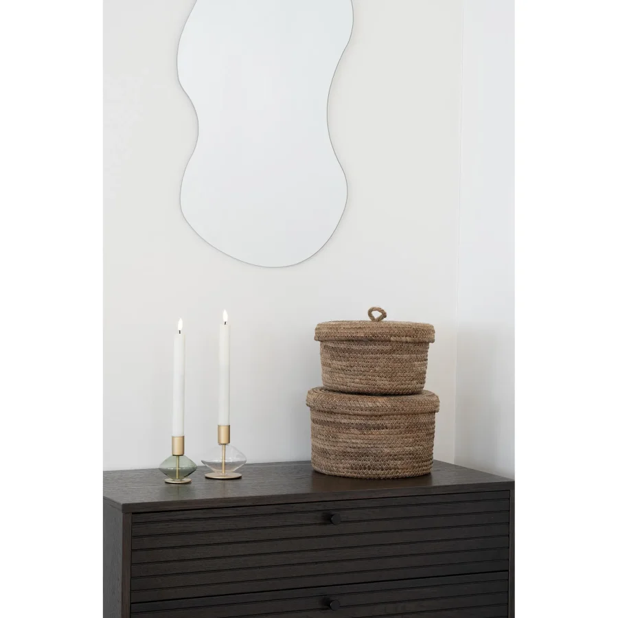 HOUSE NORDIC Kyoto kommode, m. 4 skuffer - rgfarvet egefiner og sort stl