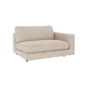 ROWICO Duncan 1,5 pers. modul lnestol, hjre - lysegr stof