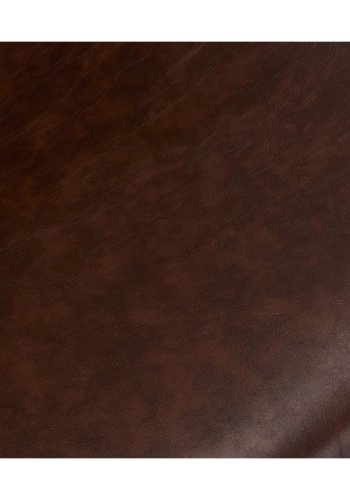 Isabel barstol, m. rygln og fodsttte - mrkebrun PU