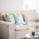 ROWICO Rawlins 3 pers. sofa, m. 4 hynder - beige stof