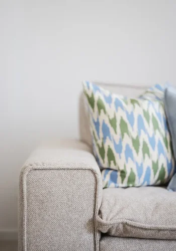 ROWICO Rawlins 3 pers. sofa, m. 4 hynder - beige stof