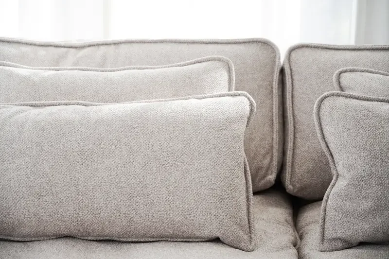 ROWICO Rawlins 3 pers. sofa, m. 4 hynder - beige stof