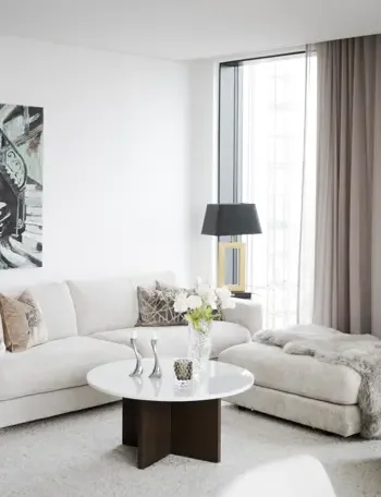 ROWICO Duncan 3 pers. modul sofa - lysegr stof