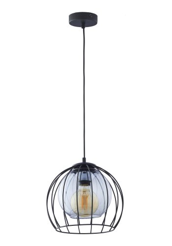 TK Universo loftlampe 260 - grafit glas og sort metal