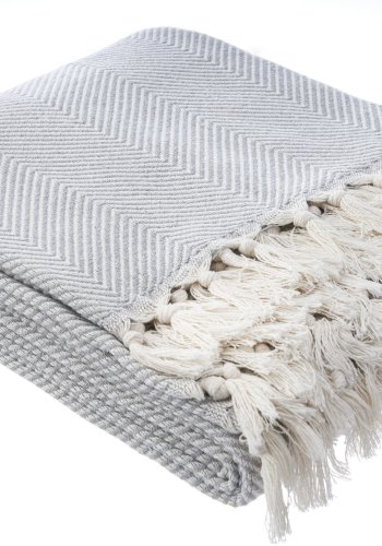 NORDVÄRK Bal?ks?rt? sengetppe, rektangulr - antracitgr bomuld (200x230)