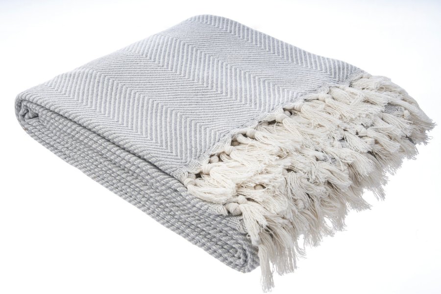 NORDVÄRK Bal?ks?rt? sengetppe, rektangulr - antracitgr bomuld (200x230)