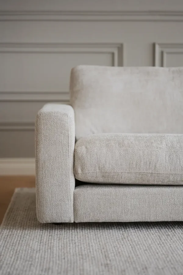 ROWICO Duncan 3 pers. modul sofa - lysegr stof