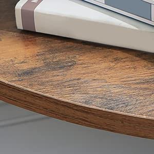 VASAGLE hjrnereol, m. 5 hylder - brun spnplade og sort stl