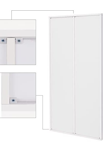 VASAGLE bogreol, m. 8 rum - hvid spnplade