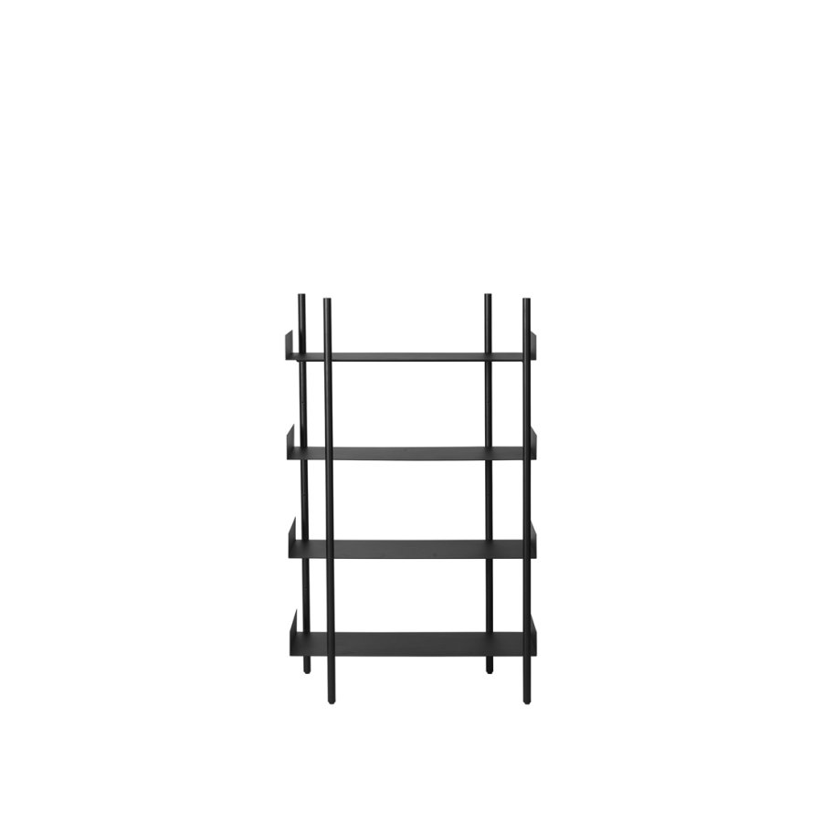 BROSTE COPENHAGEN Nobuko Medium ben til byg selv reol - sort jern (st med 2)