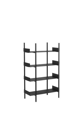BROSTE COPENHAGEN Nobuko Medium ben til byg selv reol - sort jern (st med 2)