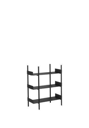 BROSTE COPENHAGEN Nobuko Lave ben til byg selv reol - sort jern (st med 2)