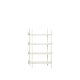 BROSTE COPENHAGEN Nobuko Medium ben til byg selv reol - hvid jern (st med 2)